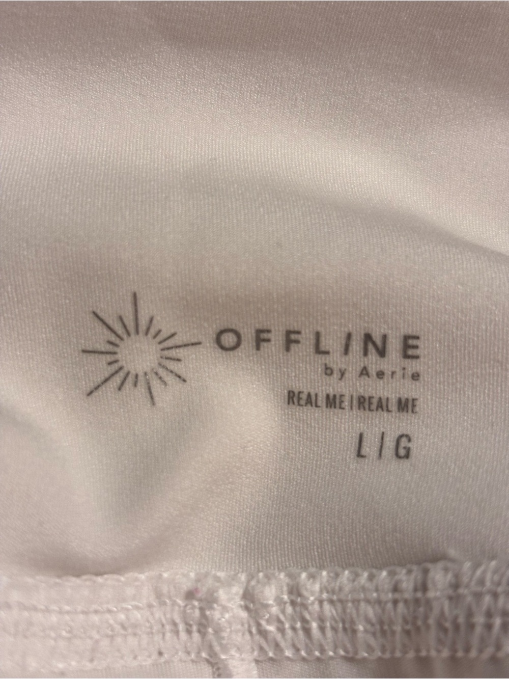 Offline by aerie White Eyelet Tiered Skort Athletic Fabric - Picture 5 of 6